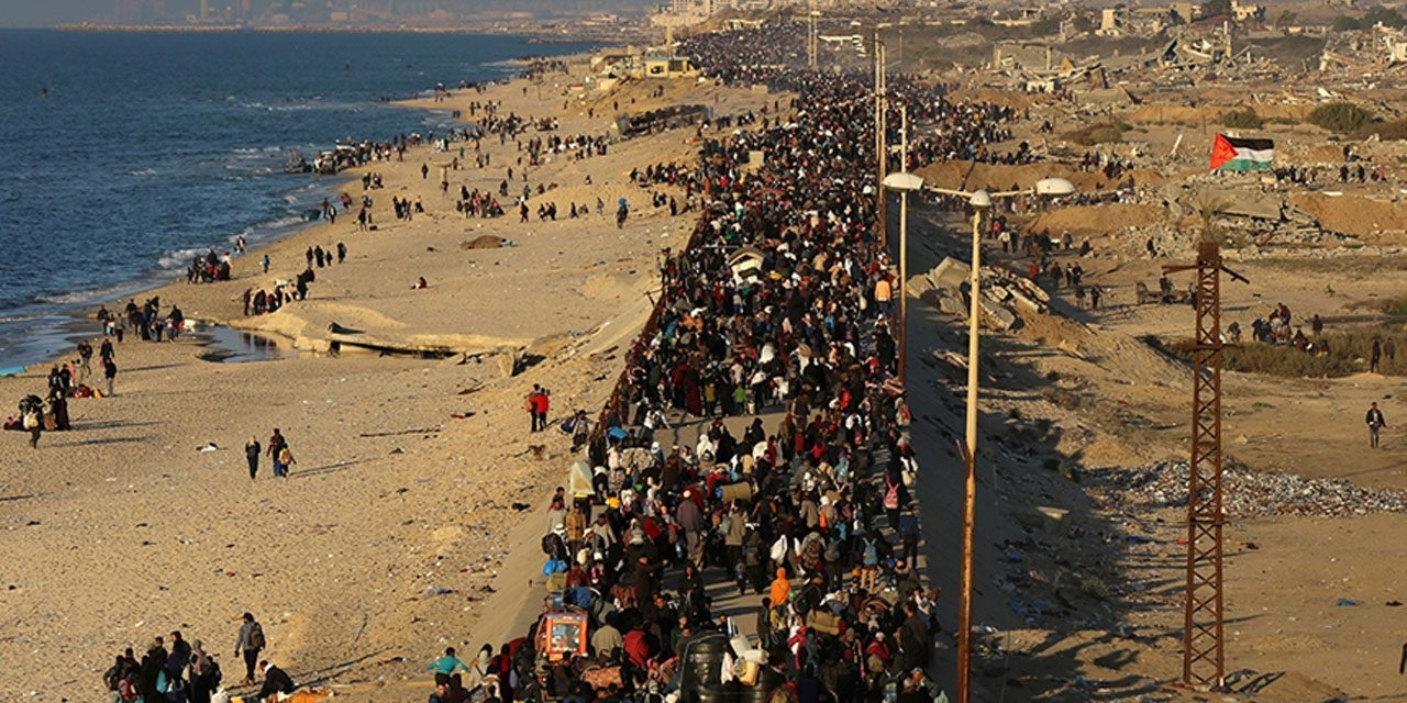Aşağılık israil daha büyük katliam peşinde: Gazze'de 1 milyon kişiye zorla yerinden edilme tehdidi