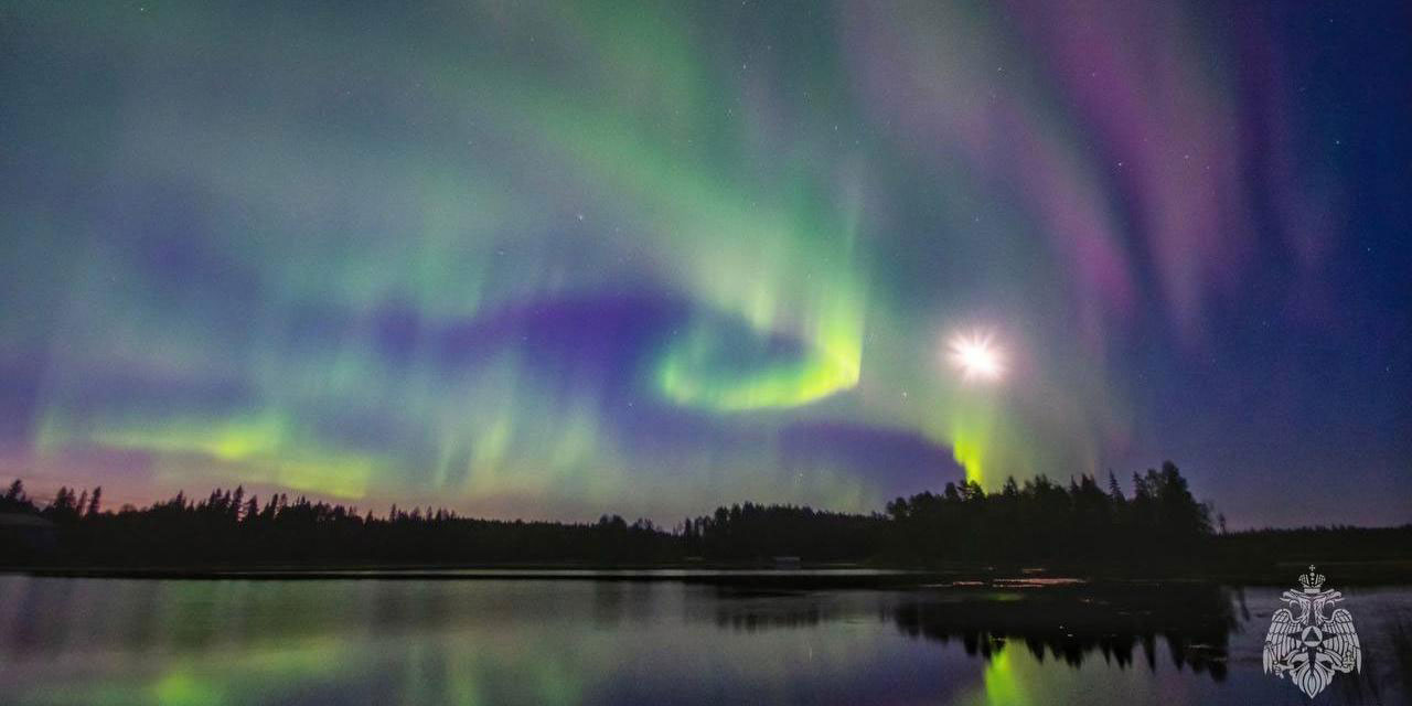 Rusya'da gökyüzünde kutup ışıkları görüldü