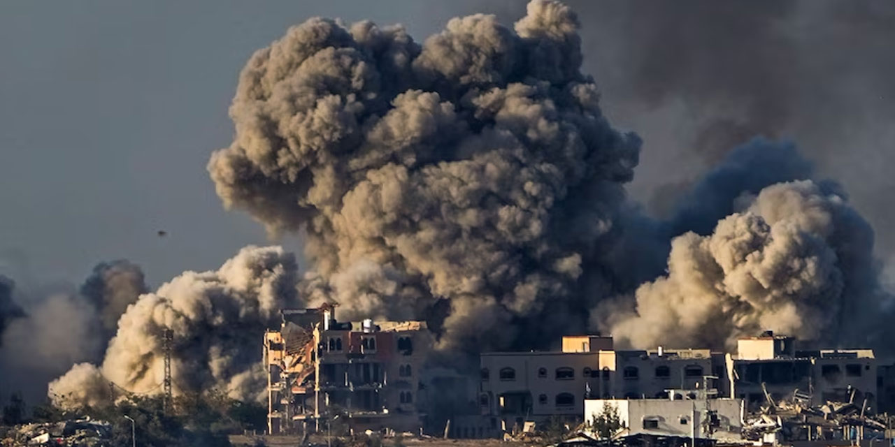 Alçak israil, gece boyu Gazze’yi bombalamayı sürdürdü