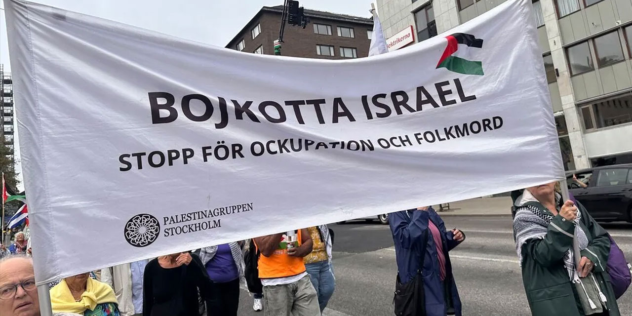 Londra, Stockholm ve Amsterdam'da israile boykot çağrıları
