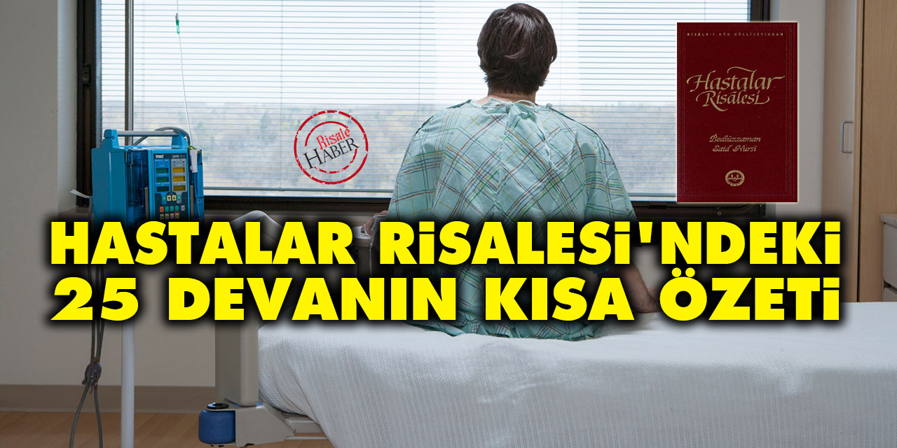Hastalar Risalesi'ndeki yirmi beş devanın kısa özeti