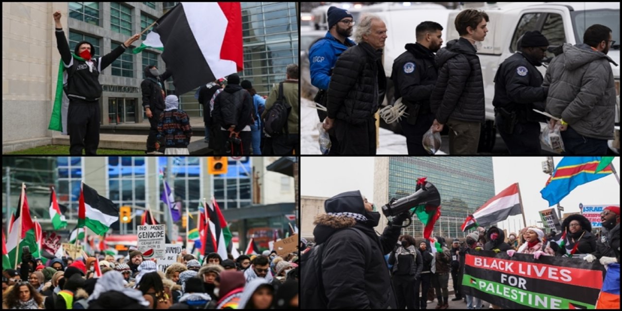 Filistin'e destek gösterileri dünyanın farklı üniversitelerinde sürüyor