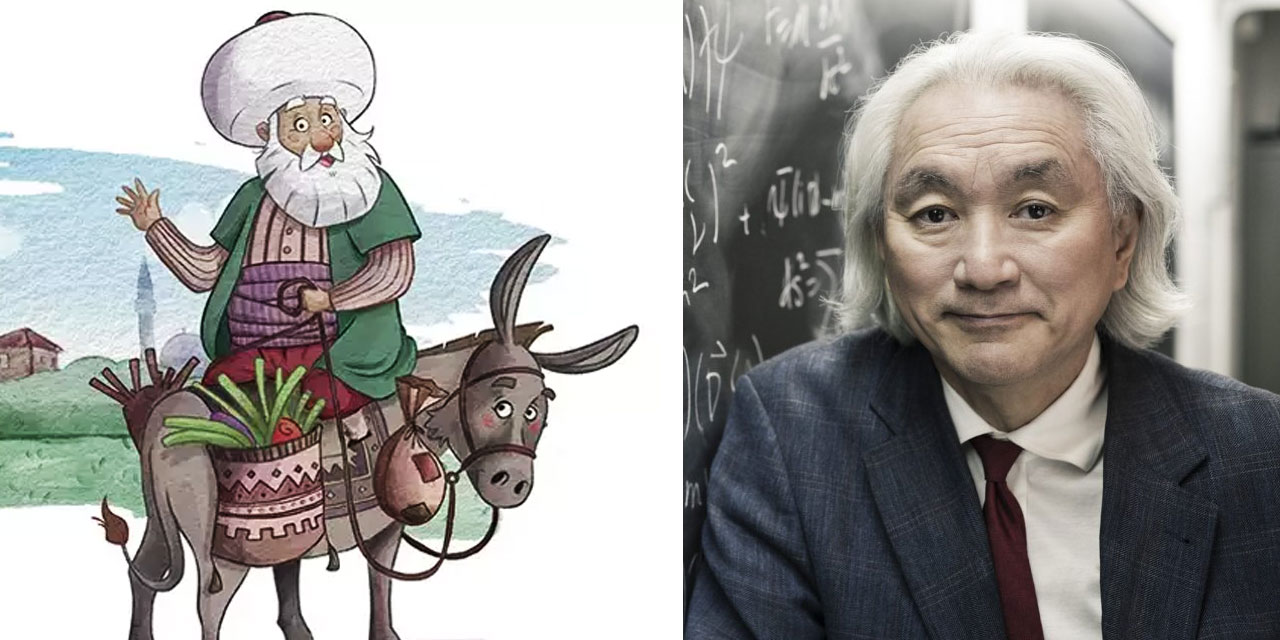 Nasreddin Hoca'nın bir grup ateistle karşılaşması ve Japon Michio Kaku