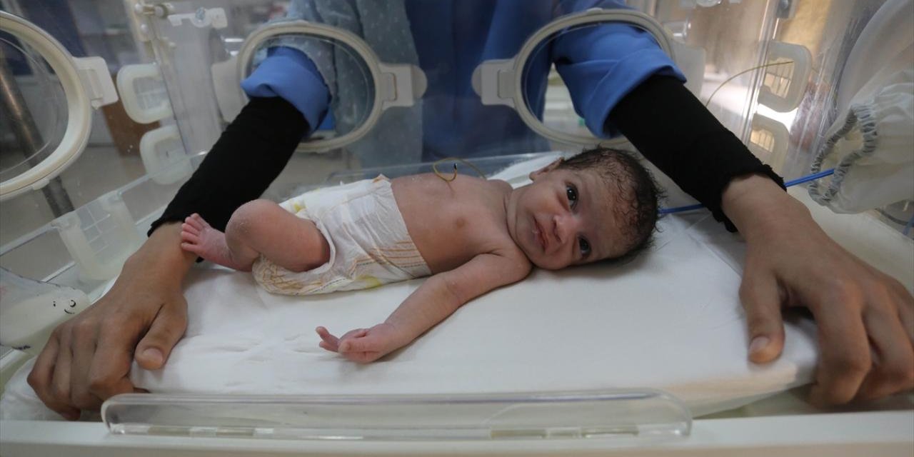 israilin öldürdüğü annenin karnındaki bebek kurtarıldı