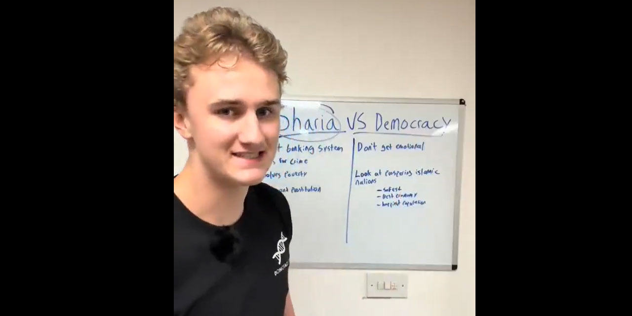 Amerikalı genç ülkesinde İslami şeriatı 'faiz ve zekat' örneği ile istedi