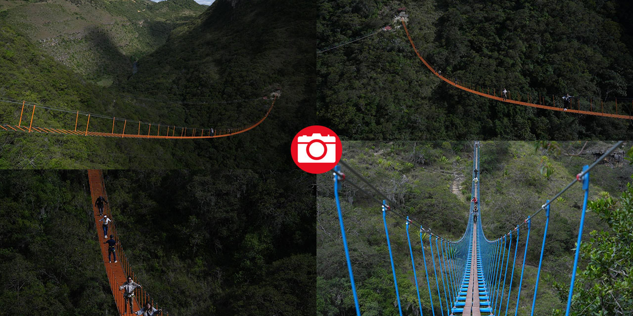 Kolombiya'nın tehlikeli asma köprüleri