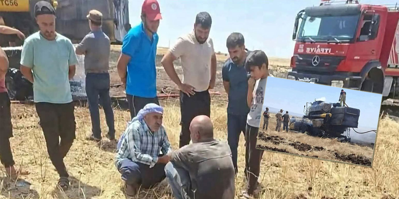 Diyarbakır'da kardeşlik mesajı: Yozgatlının yanan biçerdöveri için para topladılar