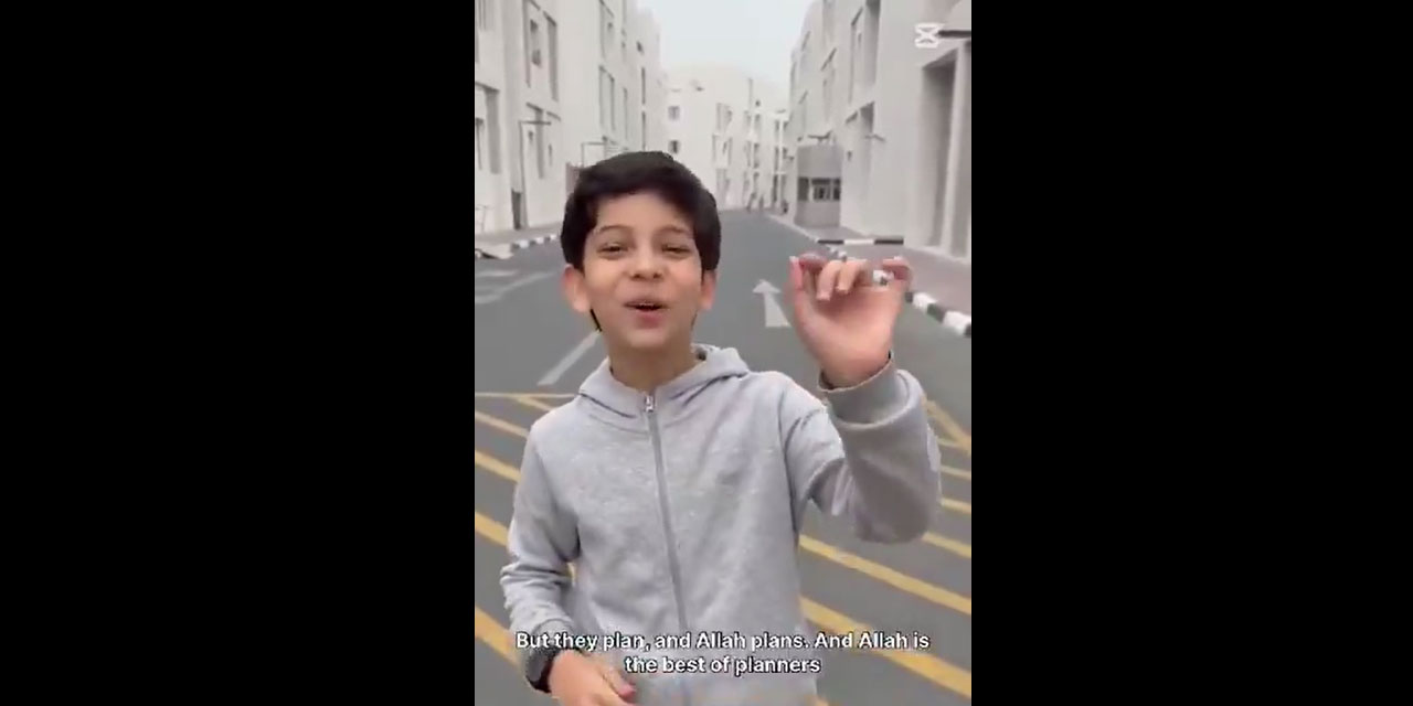 Gazzeli çocuktan Trump'a: Firavun yüzmeyi bile bilmiyordu!