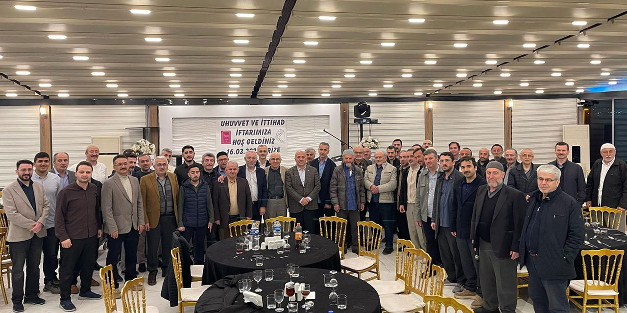 Rize'de Nur cemaatleri 'Umit' iftarında bir araya geldi