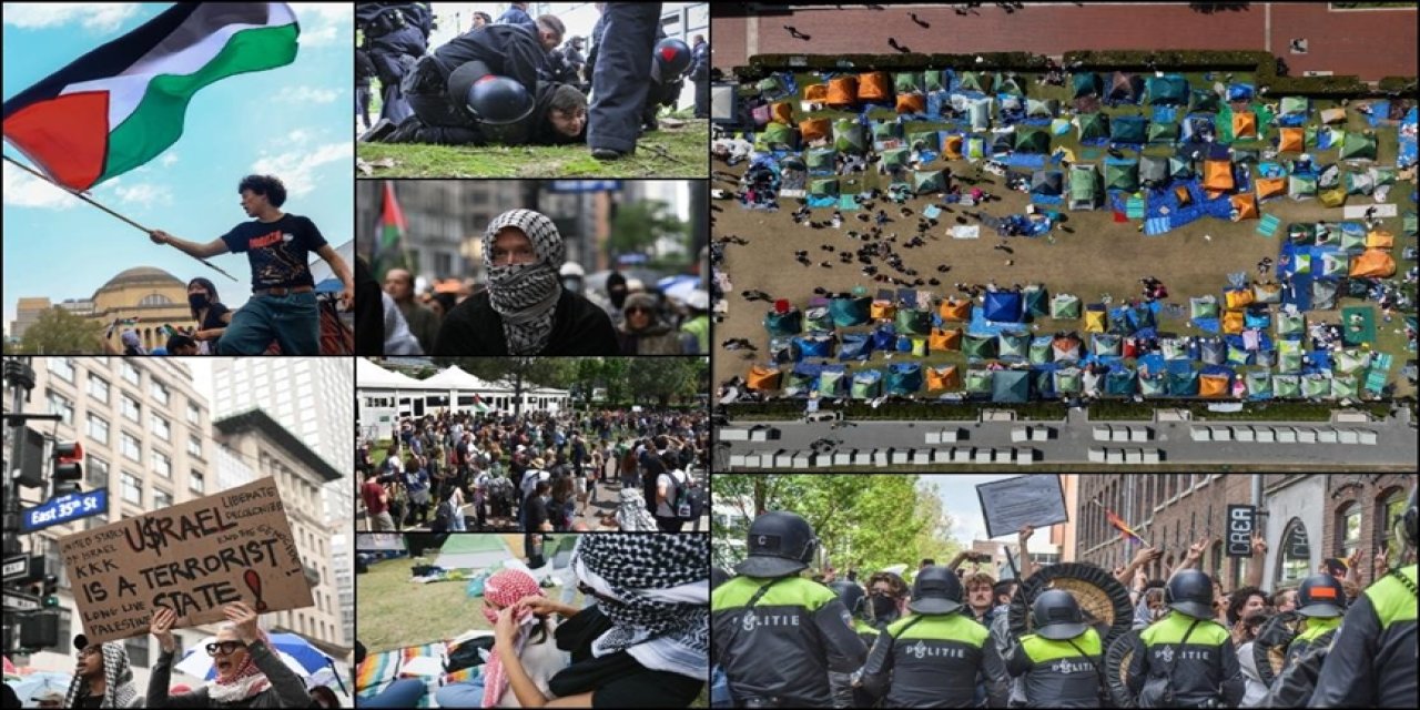 Filistin'e destek gösterileri, Avrupa üniversitelerinde artarak sürüyor
