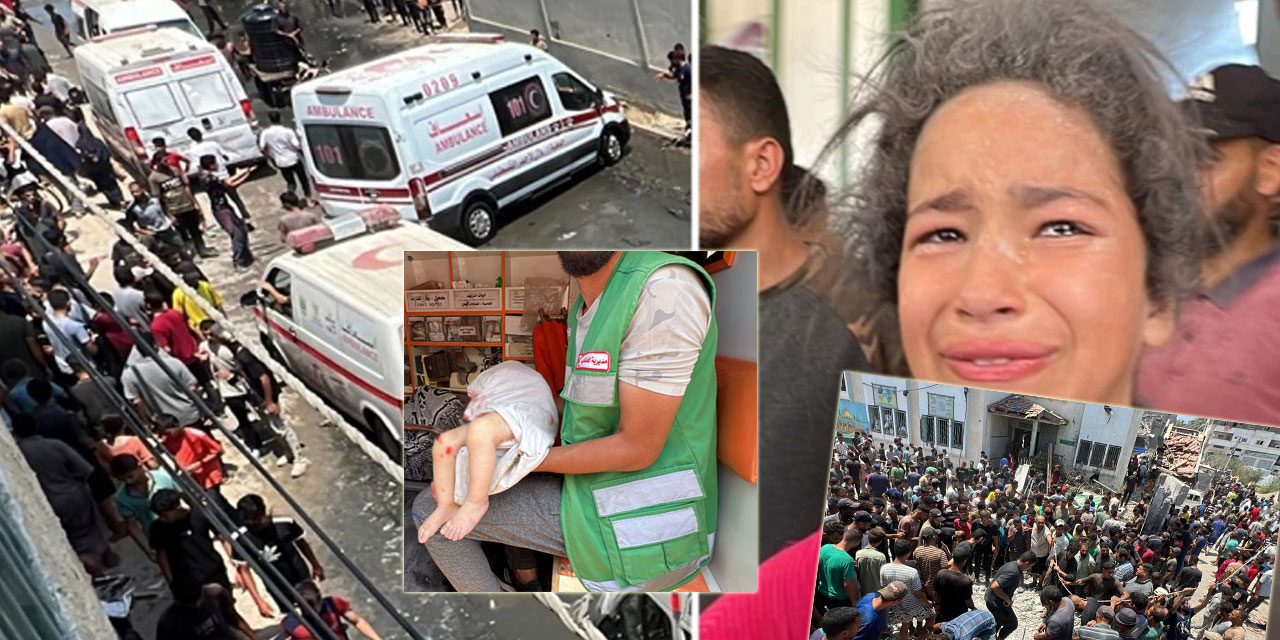 Aşağılık israil, Gazze'de sahra hastanesini bombaladı: 31 şehit