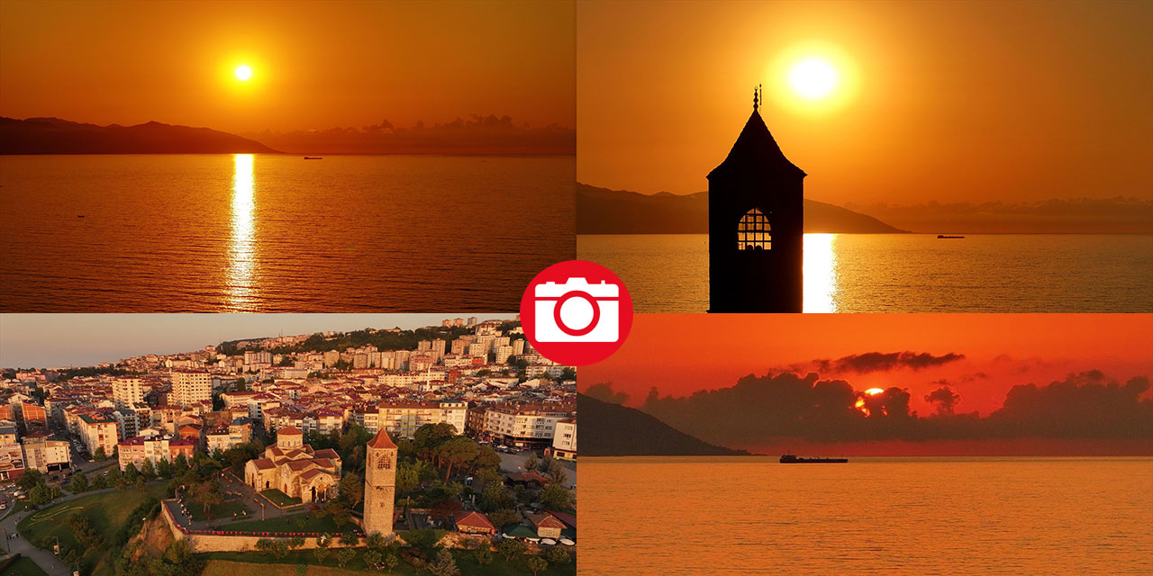 Trabzon'da gün batımı