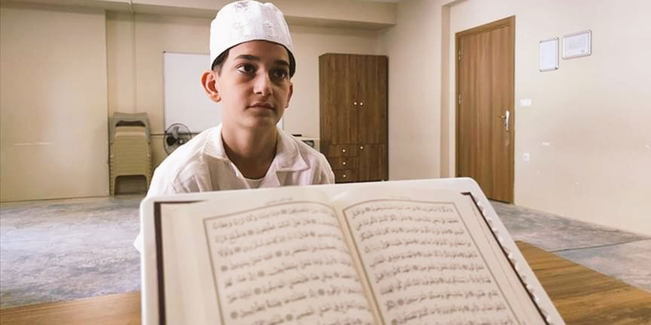 Maşallah: 11 yaşındaki Emirhan, 4 ayda hafız oldu