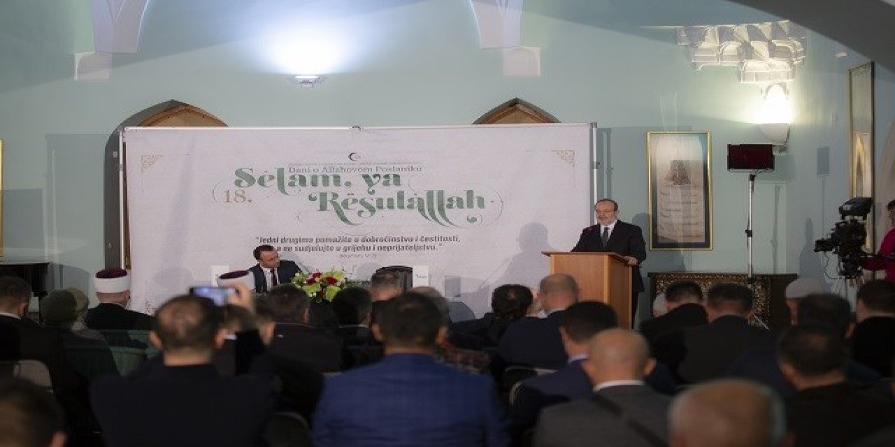 Bosna Hersek'in başkenti Saraybosna'da Hz. Muhammed'in (asm) mirası konuşuldu