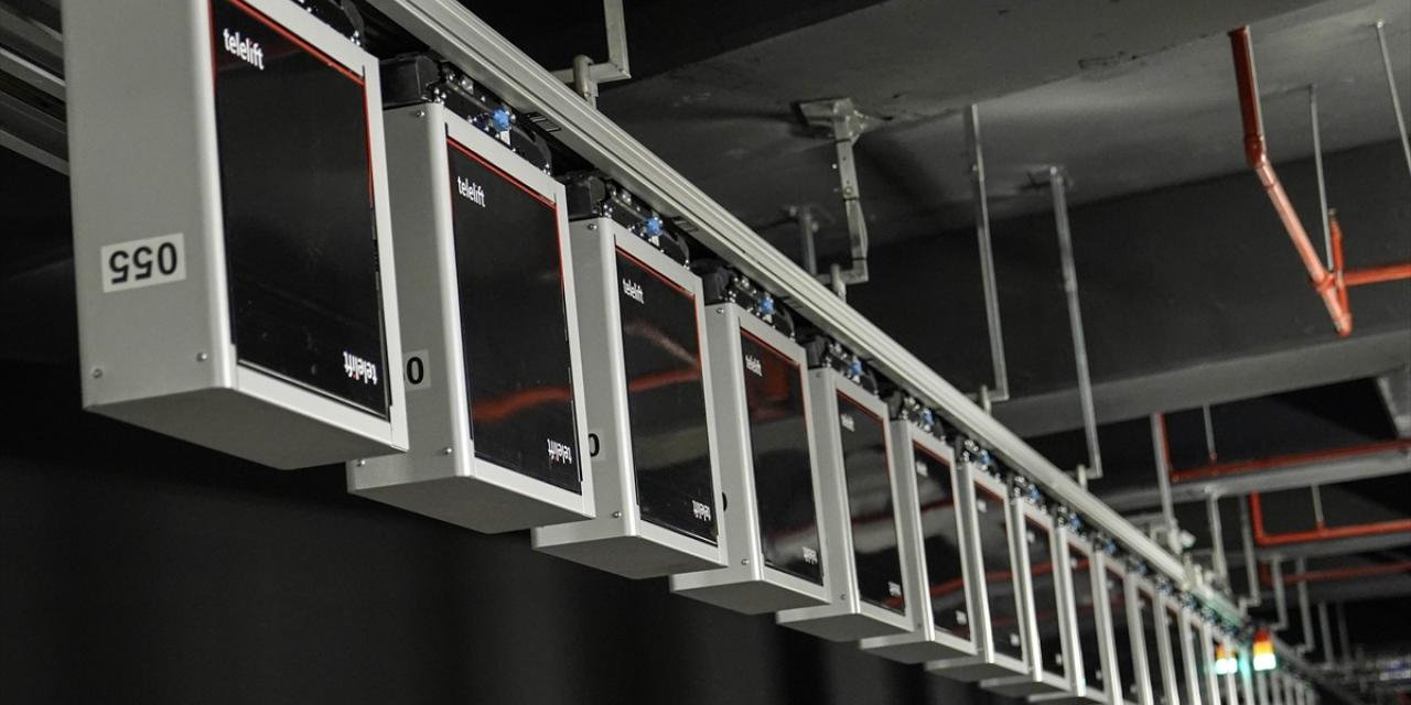 Millet Kütüphanesinde 1 milyon 300 bin depo kitap, raylı otonom sistemle erişime açıldı