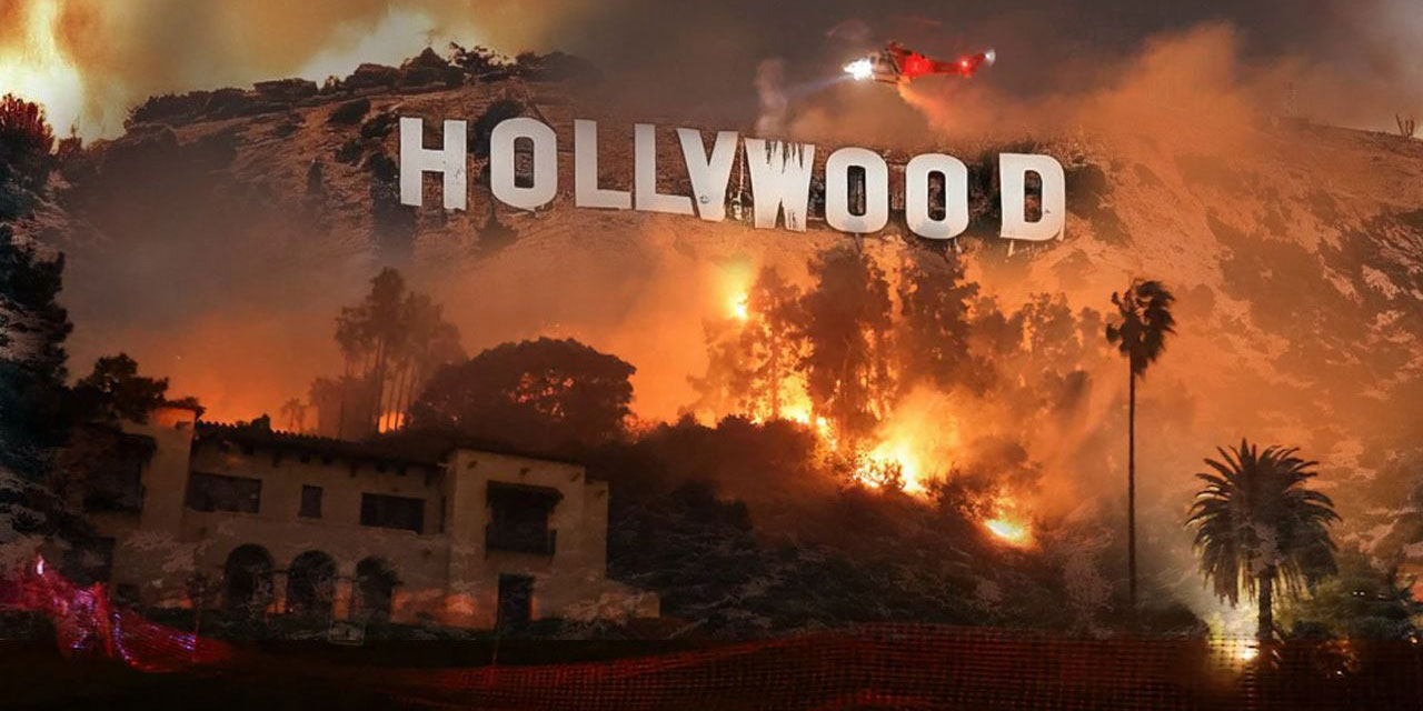 Hollywood yanıyor