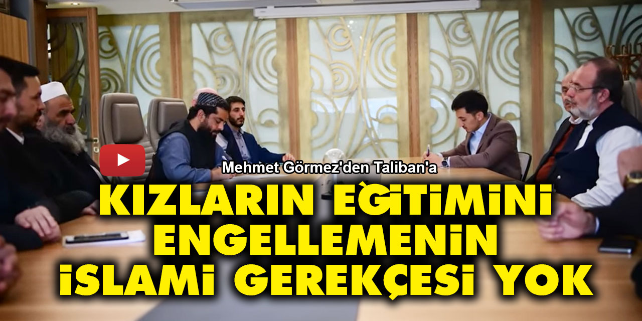 Mehmet Görmez'den Taliban'a: Kızların eğitimini engellemenin İslami bir gerekçesi yok