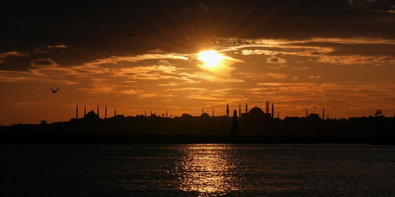 İstanbul'da gün batımı