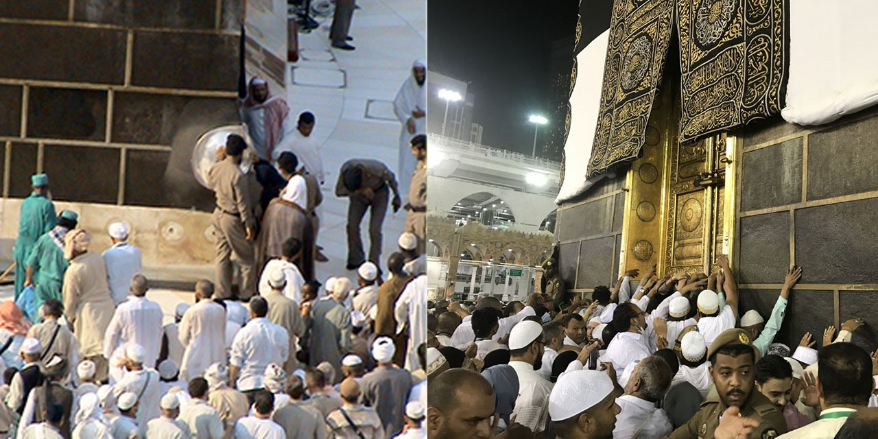 Hacer'ül Esved ve Kabe'nin duvarlarına dokunmak yasaklandı