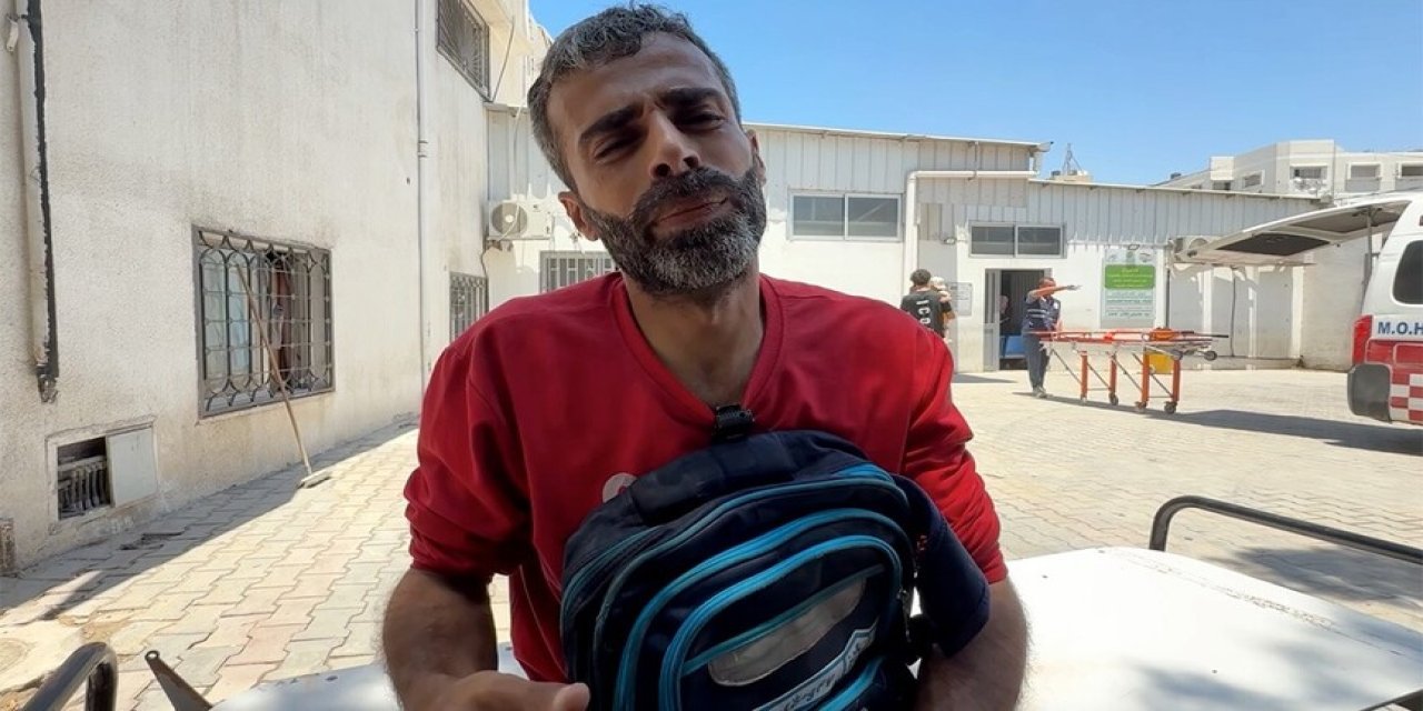 Babadan, israilin öldürdüğü yavrusuna acı veda: Oğlum okuldan dönüyordu