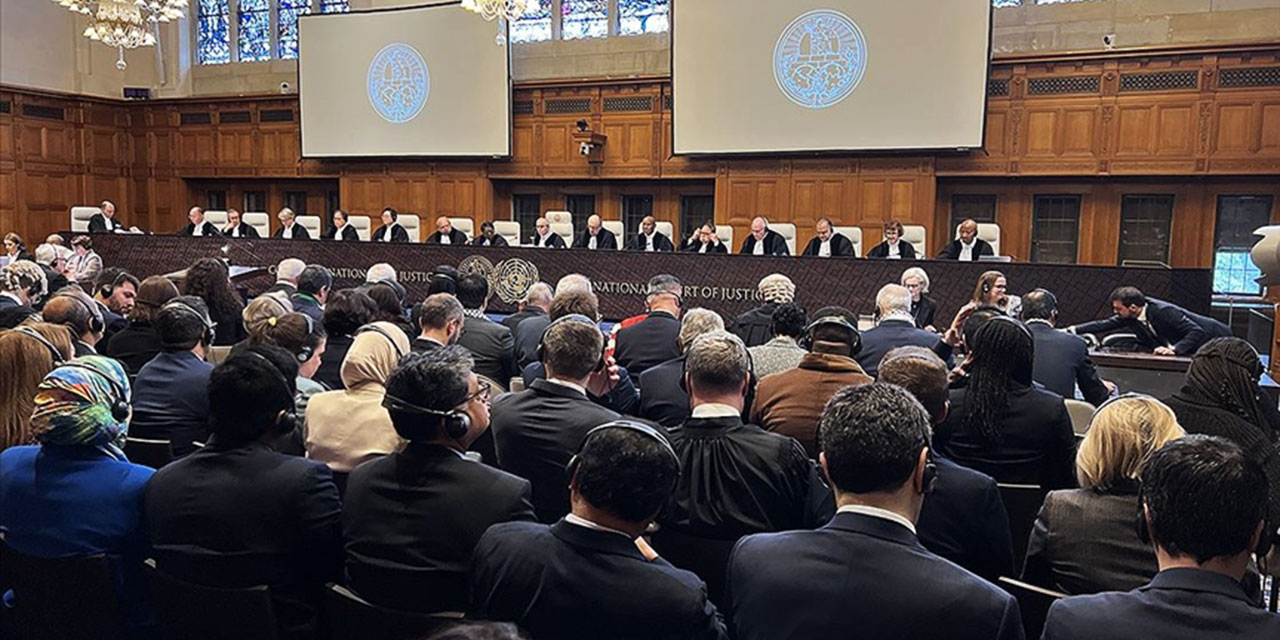 Soykırımcı israil, Uluslararası Adalet Divanı'ndaki duruşmadan kaçtı!