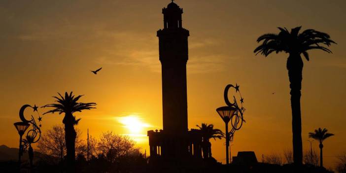 İzmir'in gün batımı