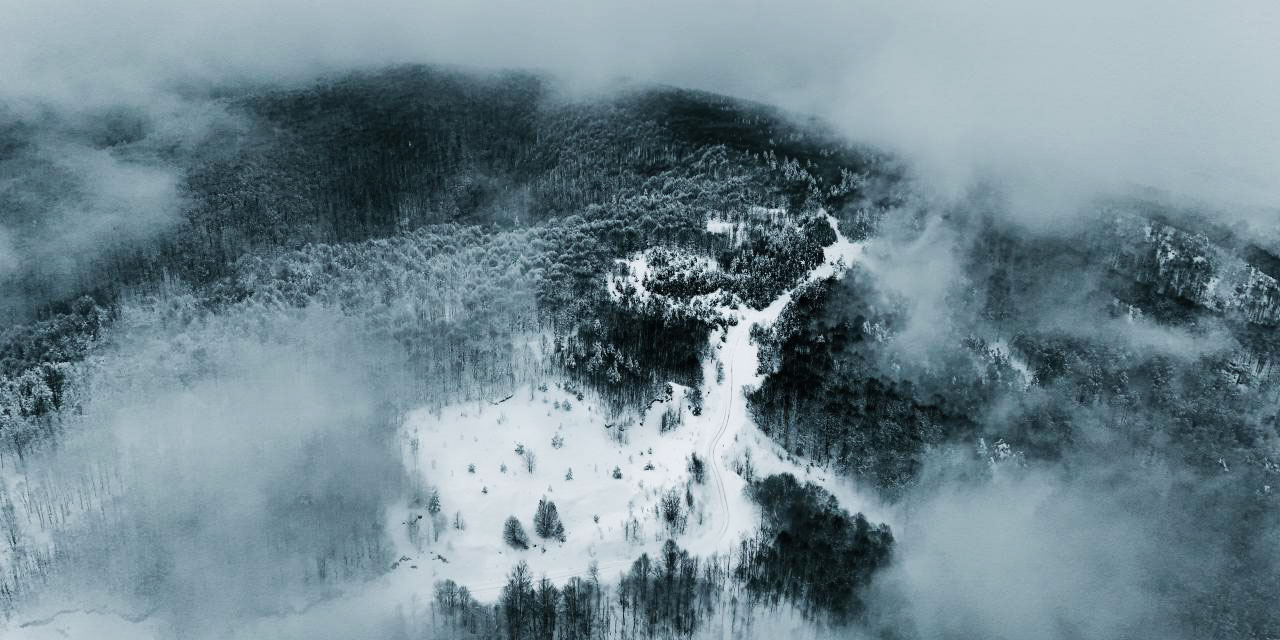 Çam Dağı ormanları beyaz rahmetle bir başka güzel