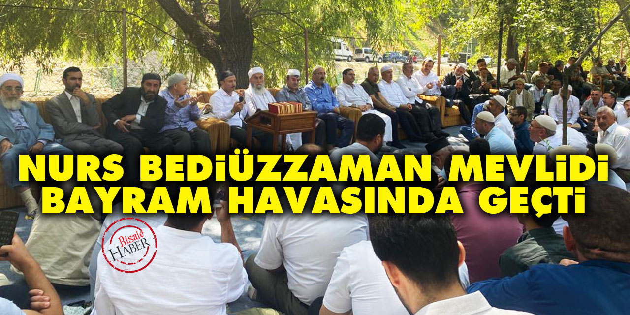 Nurs Bediüzzaman Mevlidi bayram havasında geçti