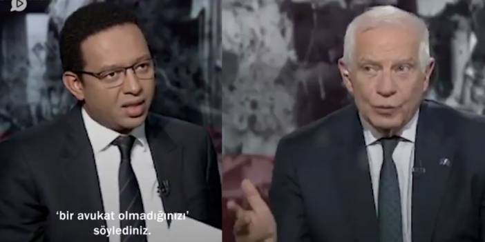 El Cezire sunucusu, Gazze'de iki yüzlü olan AB temsilcisini morarttı!