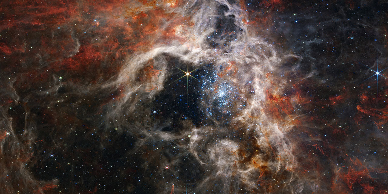 İlahi sanat 'Tarantula Bulutsusu' detaylı görüntülendi