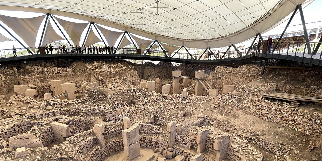 Göbeklitepe'de öğütme taşları bulundu