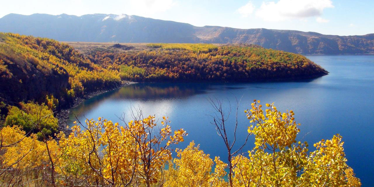 Nemrut Kalderası’nda sonbahar güzelliği