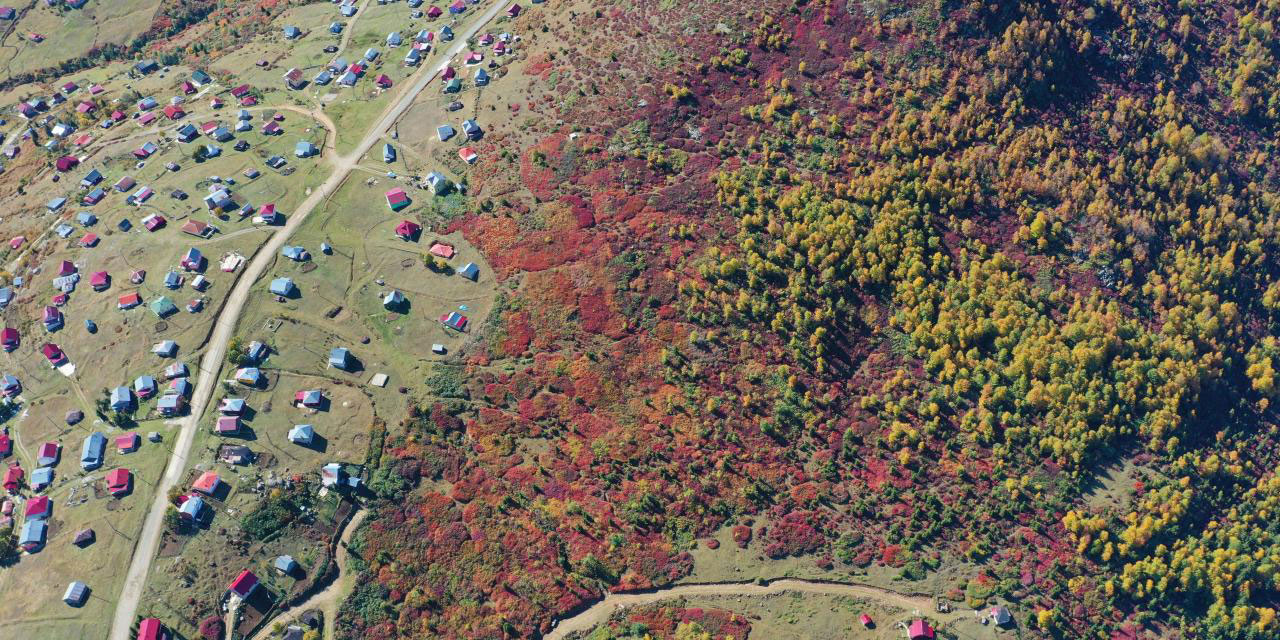 2 bin 182 rakımlı Sis Dağı'nda güz zamanı