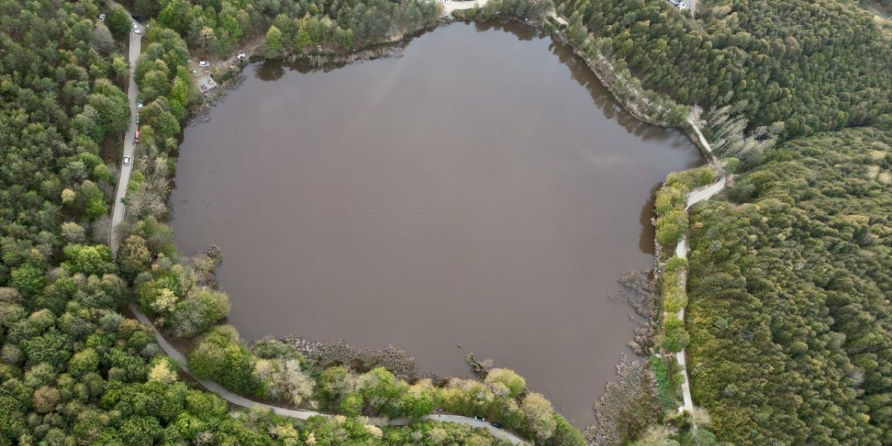 Korugöl Tabiat Parkı'nda sonbahar güzellikleri