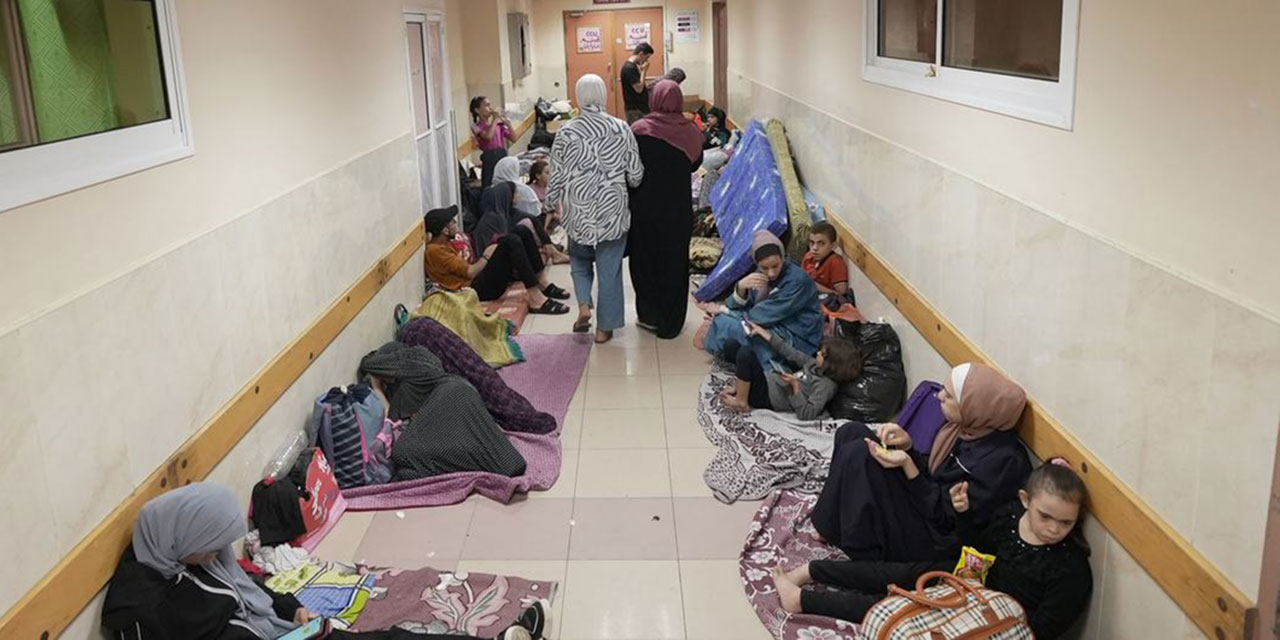 Gazze'nin güneyindeki Filistinlilerin son sığınağı Emel Hastanesi