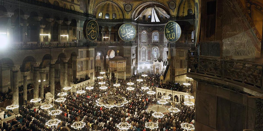 Açıklama: Ayasofya Camii imparator kapısının ihyası sağlandı