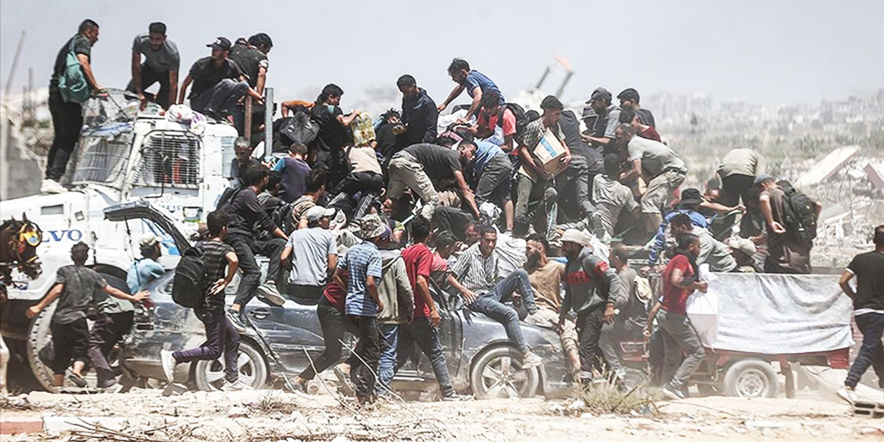 Alçak ve katil israil, yardım bekleyen Filistinlilere saldırdı: 51 şehit