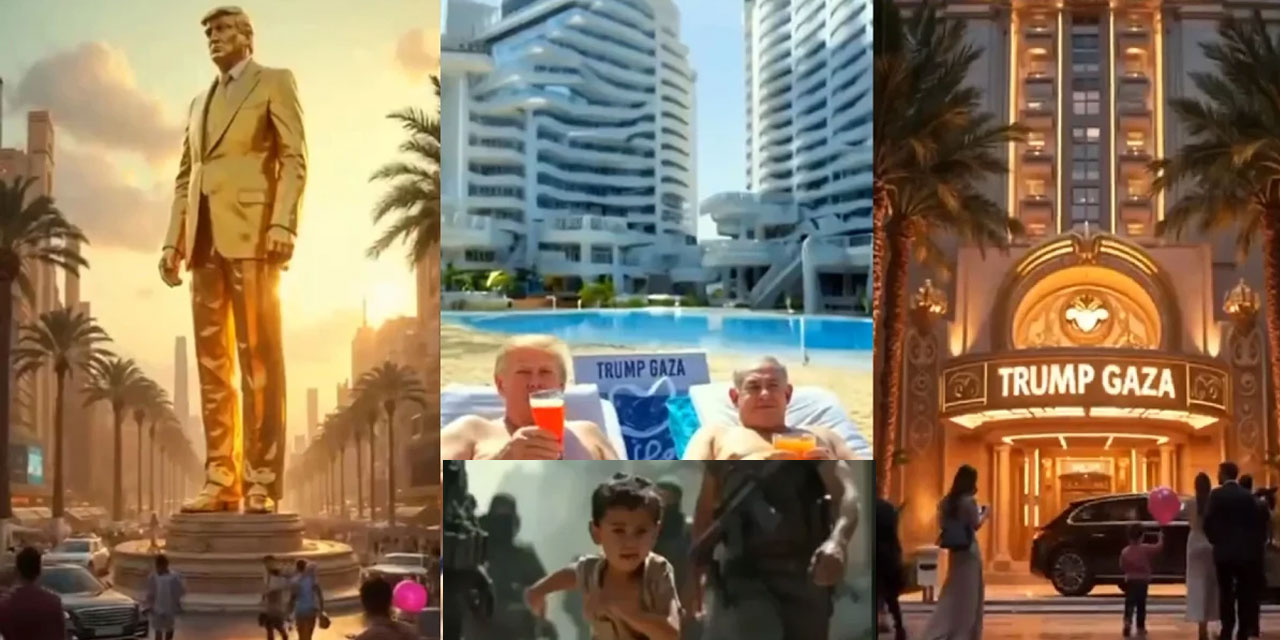 Trump'ın Gazze ile ilgili aşağılık videosuna tepki büyük