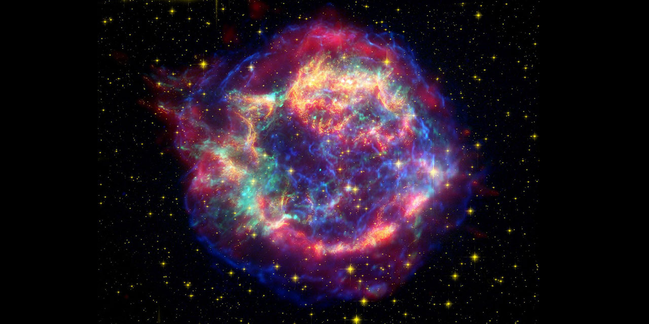 Süpernovada daha önce görülmemiş renkli ayrıntılar yakalandı