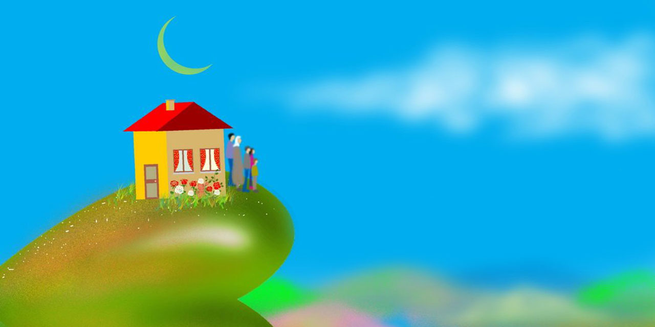 Ebedi sevgimizde kuruldu Cennete nazır yuvamız