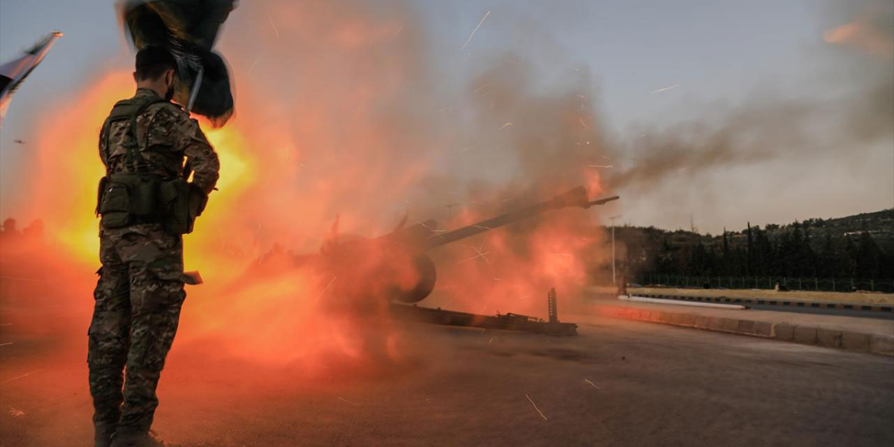 Suriye'nin başkenti Şam’da 14 yıl sonra ilk kez ramazan topu atıldı