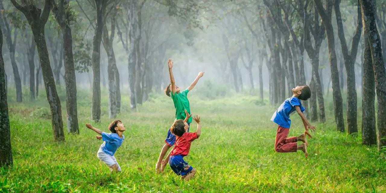 Park ve bahçelere yakın büyüyen çocukların kemikleri daha güçlü