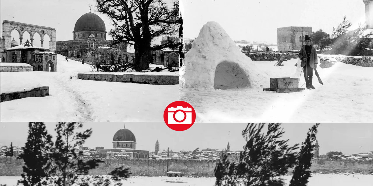 Tarih 1921: Kudüs karlar altında