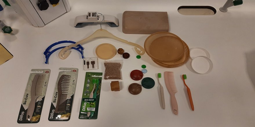 Zeytin çekirdeğini çevre dostu plastiğe dönüştürüyor