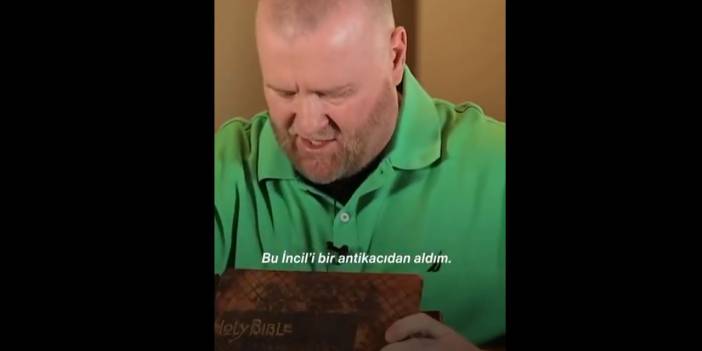 Antikacıda bulduğu İncil ile Tevhide bir adam daha yaklaştı