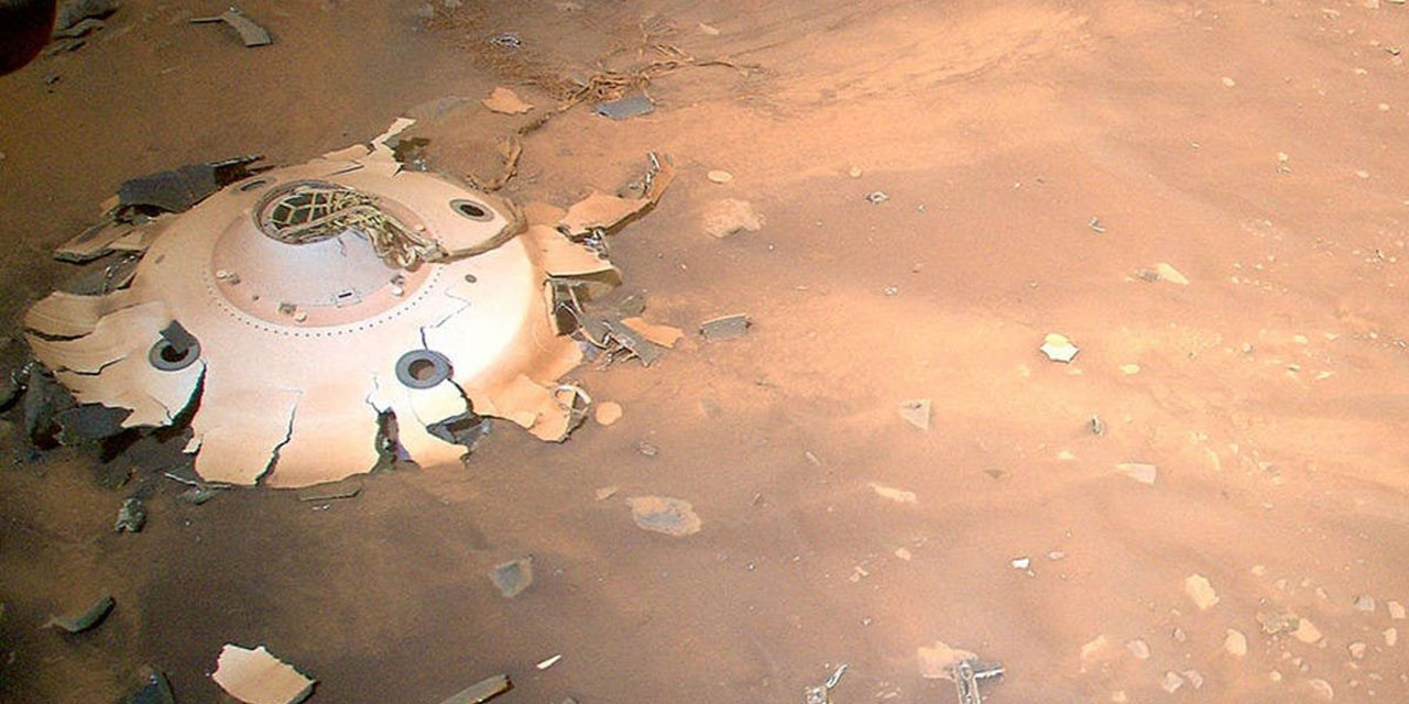 Mars'ta 10 bin ton çöp birikti