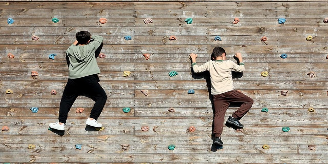 Öğrenciler orman okulunda ekolojik yaşamı öğreniyor