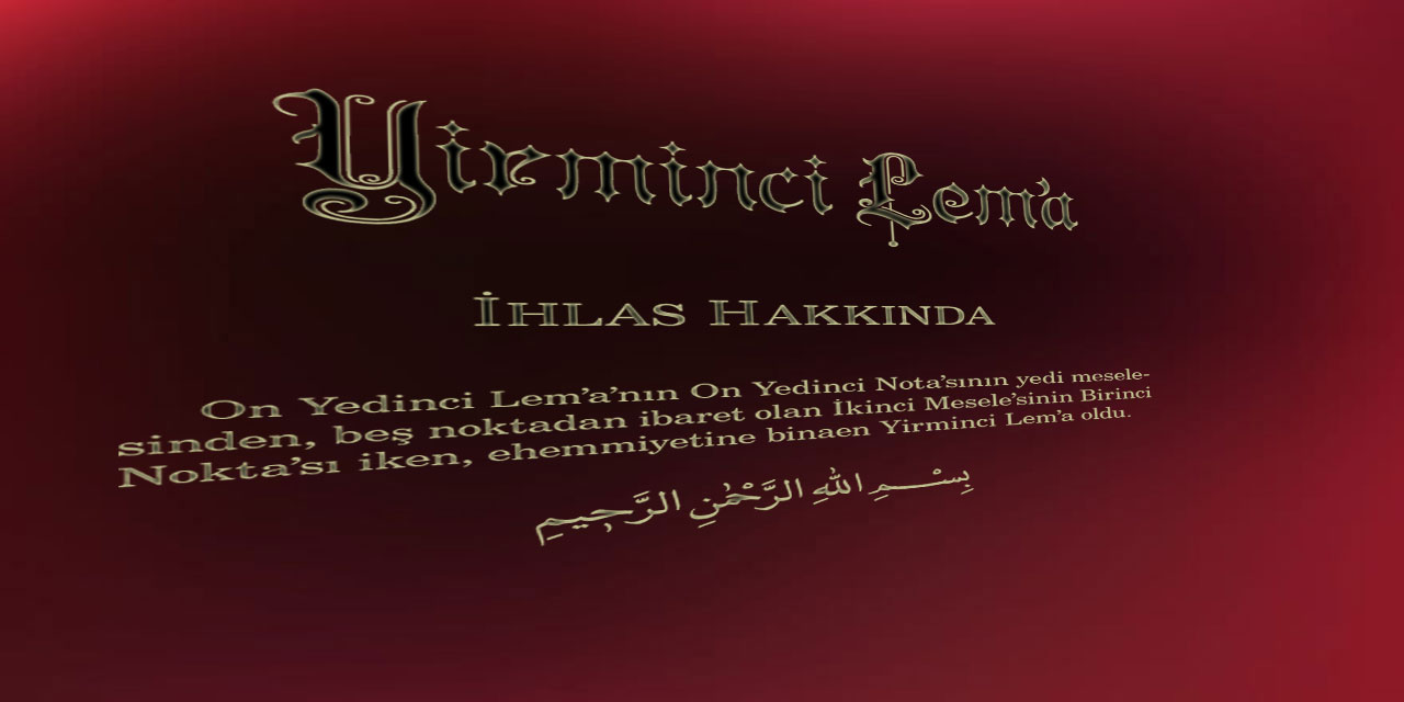 Yirminci Lem'a'daki Dokuz Emir ve açıklaması