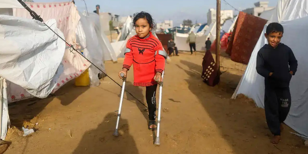 Gazze'de onbinlerce çocuk katil israil yüzünden engelli hale geldi