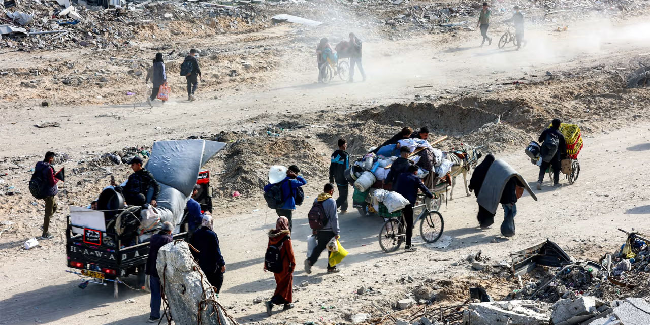 Gazzeliler 'bir ölümden diğerine ve bir bilinmeze doğru' göç ediyor